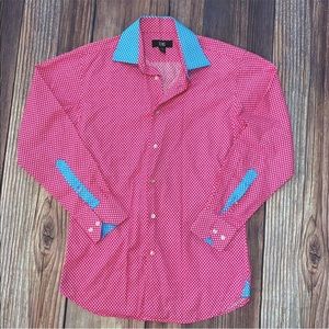 XMI | Floral Colorblock Summer Business Shirt